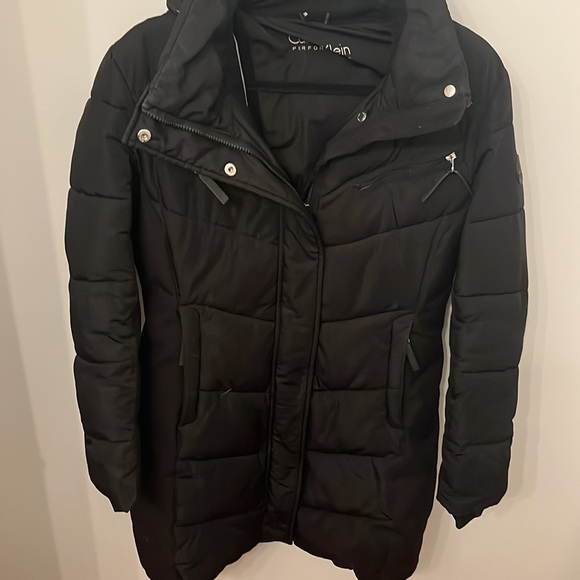 Calvin Klein black jacket Performance Puffer jacket size S - Picture 2 of 7